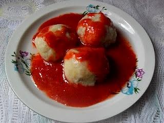 Knedle z truskawkami
