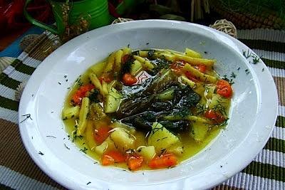 Zupa z fasolki szparagowej i warzyw na diecie lekkostrawnej
