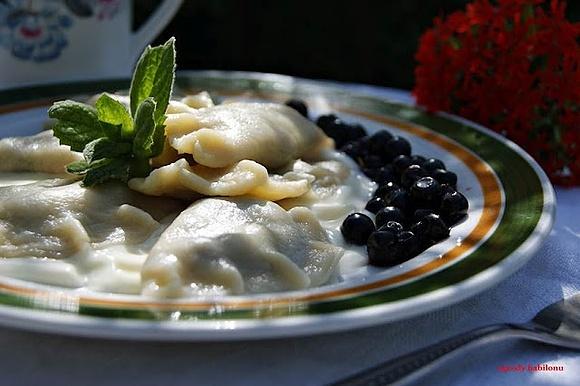 Pierogi z jagodami
