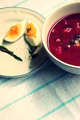 Purpurowy chłodnik