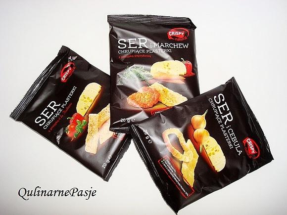 Crispy natural serowe - chrupiąca przekąska z serem i ziołami