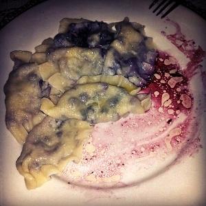 Pierogi z jagodami na lato
