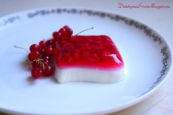 Imieninowe serniczki z czerwonymi porzeczkami