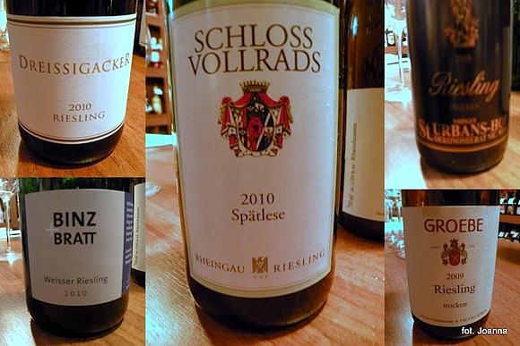 Riesling - biała odmiana winorośli z Nadrenii