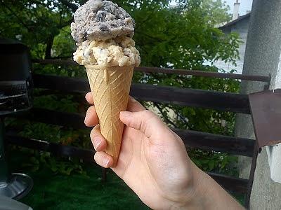 Lody waniliowo-ciasteczkowe