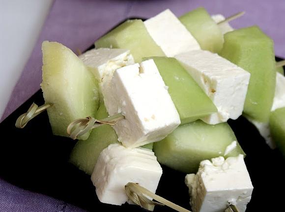 Melon z Fetą - lekka sałatka na upalne dni
