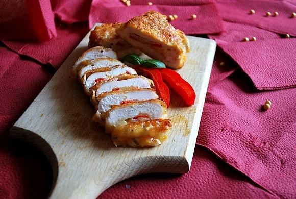Paprykowe mini cordon bleu
