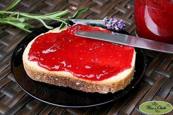 Dżem malinowo-porzeczkowy z lawendą