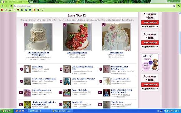 Moje torty na Cakes Decor