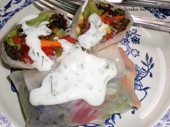 Warzywne spring rolls