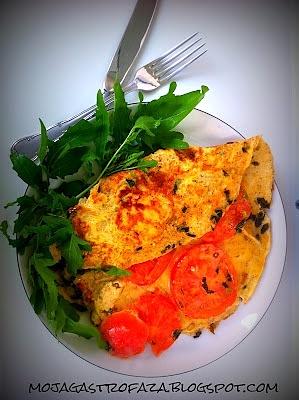 Omlet z młodą pokrzywą