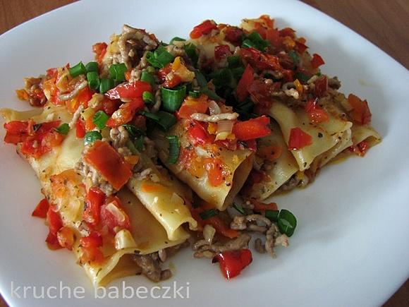 Cannelloni z mięsem mielonym i warzywami