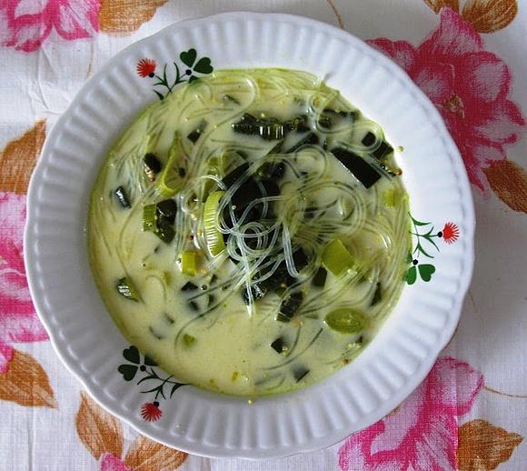 Musztardowa zupa z pora