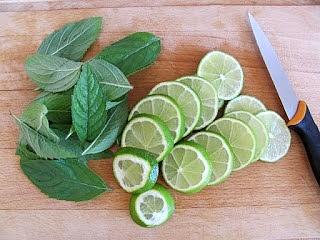 Napój miętowo-limonkowy