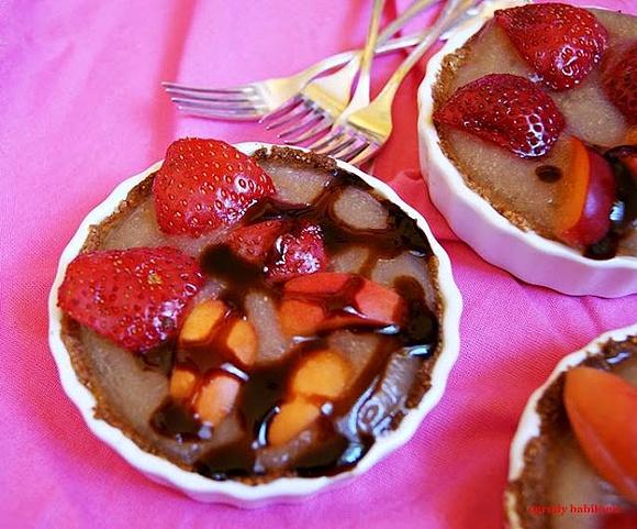 Tarteletki z kremem gruszkowym