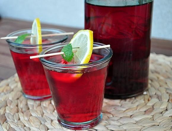 Herbata ice tea z hibiskusa i mięty powiew maroka