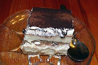 Tiramisu z nalewką kawową