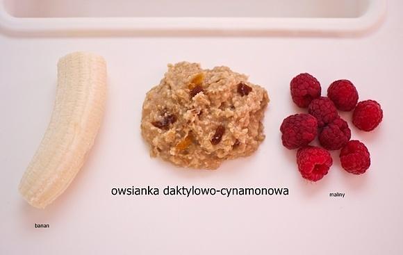 Daktylowa owsianka z cynamonem