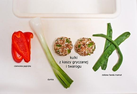 Kulki z kaszy gryczanej i twarogu