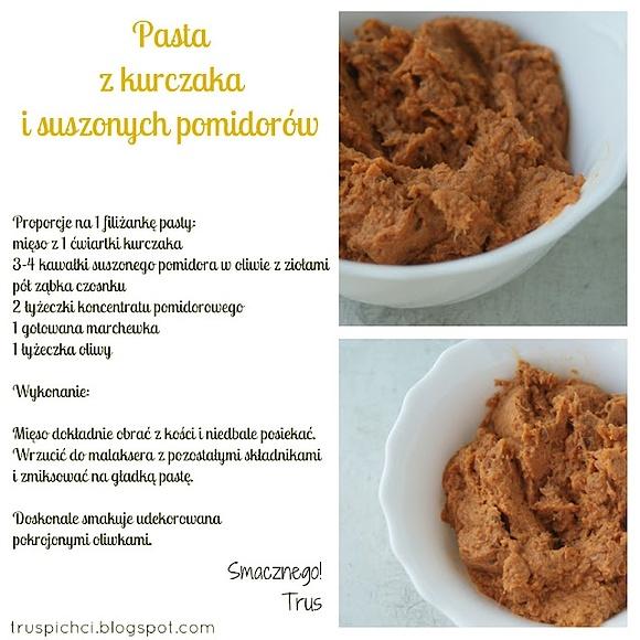 Pasta z kurczaka i suszonych pomidorów