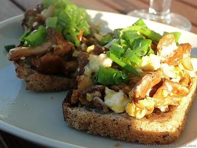 Bruschetta z kurkami po polsku