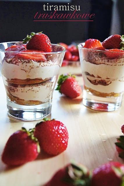 Truskawkowe tiramisu