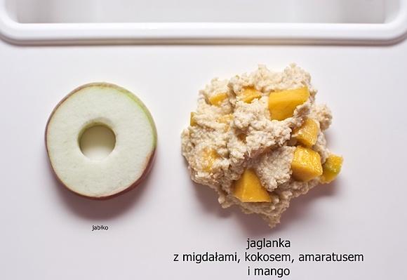 Migdałowo-kokosowa jaglanka z mango