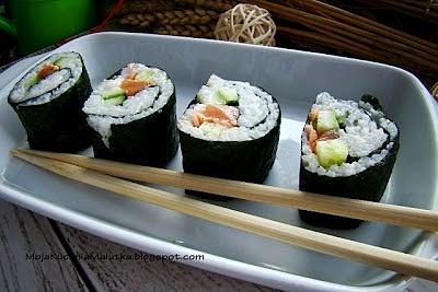 Sushi futo maki domowe - japońska kuchnia w moim wydaniu
