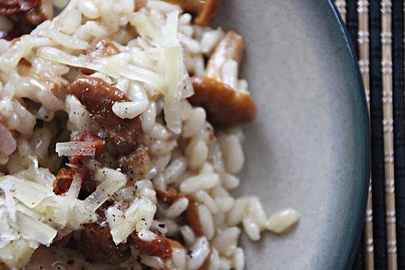 Risotto z kurkami - bezmięsne poniedziałki, odsłona siódma
