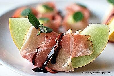 Melon z szynką parmeńską