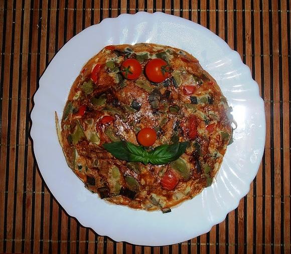 Śmiecio-organiczny omlet z ogródka