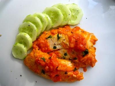 Tilapia w warzywnym sosie
