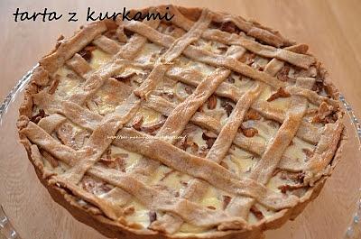 Tarta z kurkami
