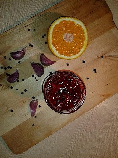Porzeczkowy chutney z pomarańczą