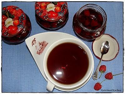 Maliny w syropie do herbaty