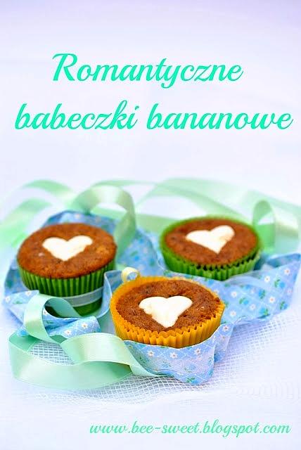 Romantyczne babeczki bananowe