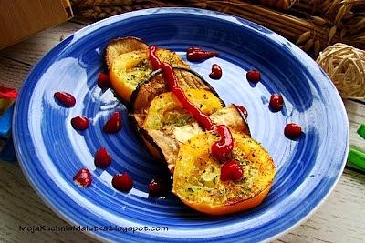 Grillowane żółte pomidory z oregano