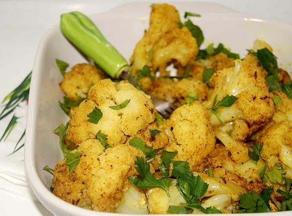 Kalafior w maślanym sosie curry