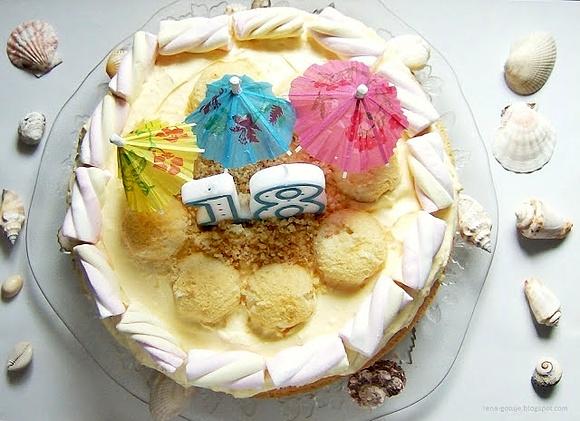 Pastelowy tort dla mamy