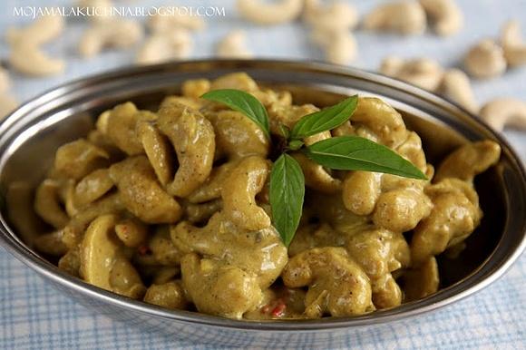 Cashew nut curry - curry z orzechów nerkowca