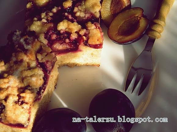 Ciasto drożdżowe ze śliwkami