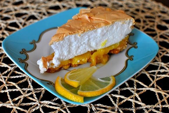 Szybka tarta z bezą i lemon curd
