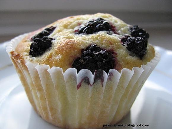 Muffinki z jeżynami