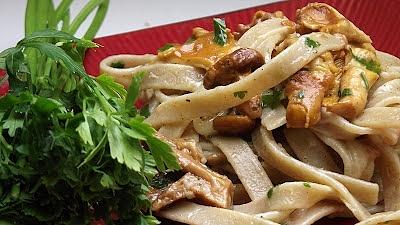 Tagliatelle z kurkami