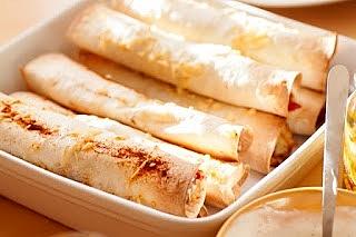 Burrito z drobiem i warzywami