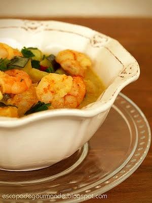 Curry Krewetkowe z Cukinią