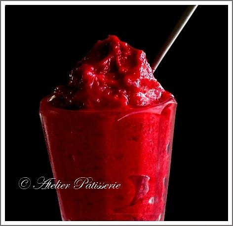 Malinowa granita
