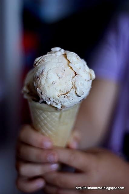 Lody waniliowe z czekoladą