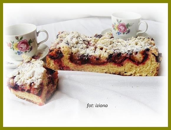 Ciasto drożdżowe ze śliwkami