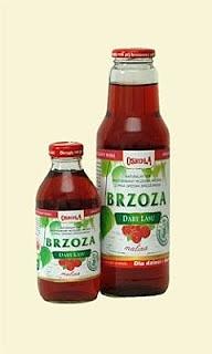 Oskoła - sok z brzozy z maliną